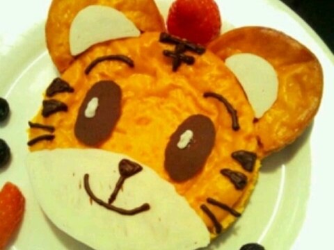 カボチャdeしまじろうケーキ